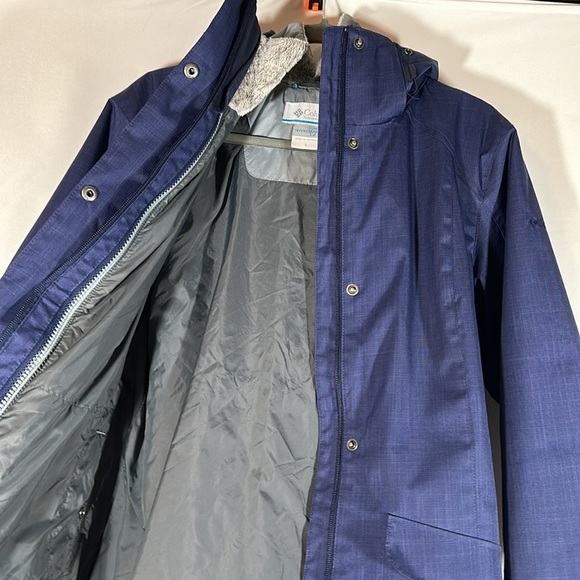 Columbia Sleet to Street 3-In-One Navy Blue & Grey Interchange Jacket - Picture 16 of 16